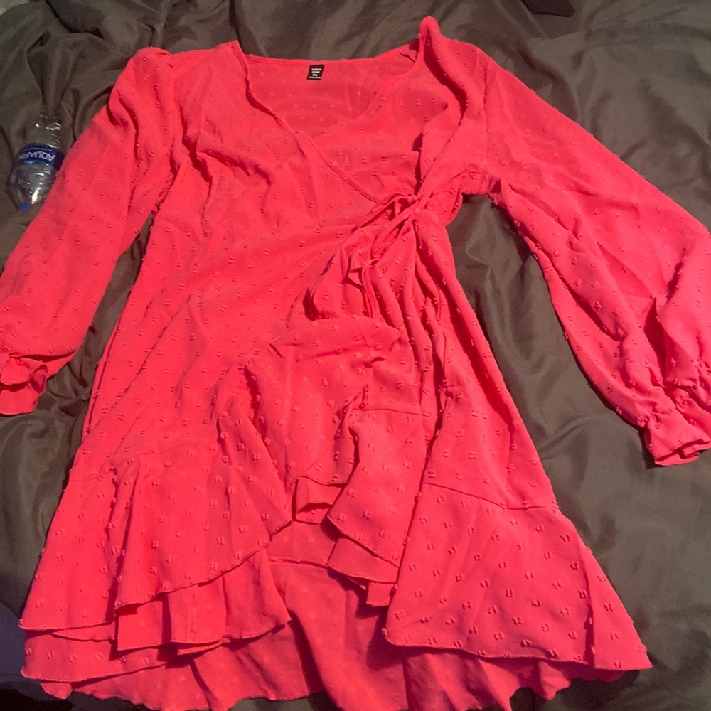 Shein curve brand new pink dress